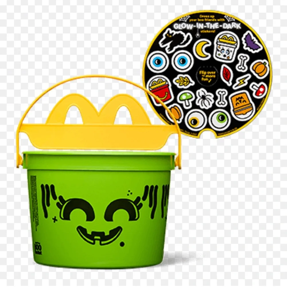 2025 McDonald’s Halloween Boo Bucket – Green Goblin Face Design